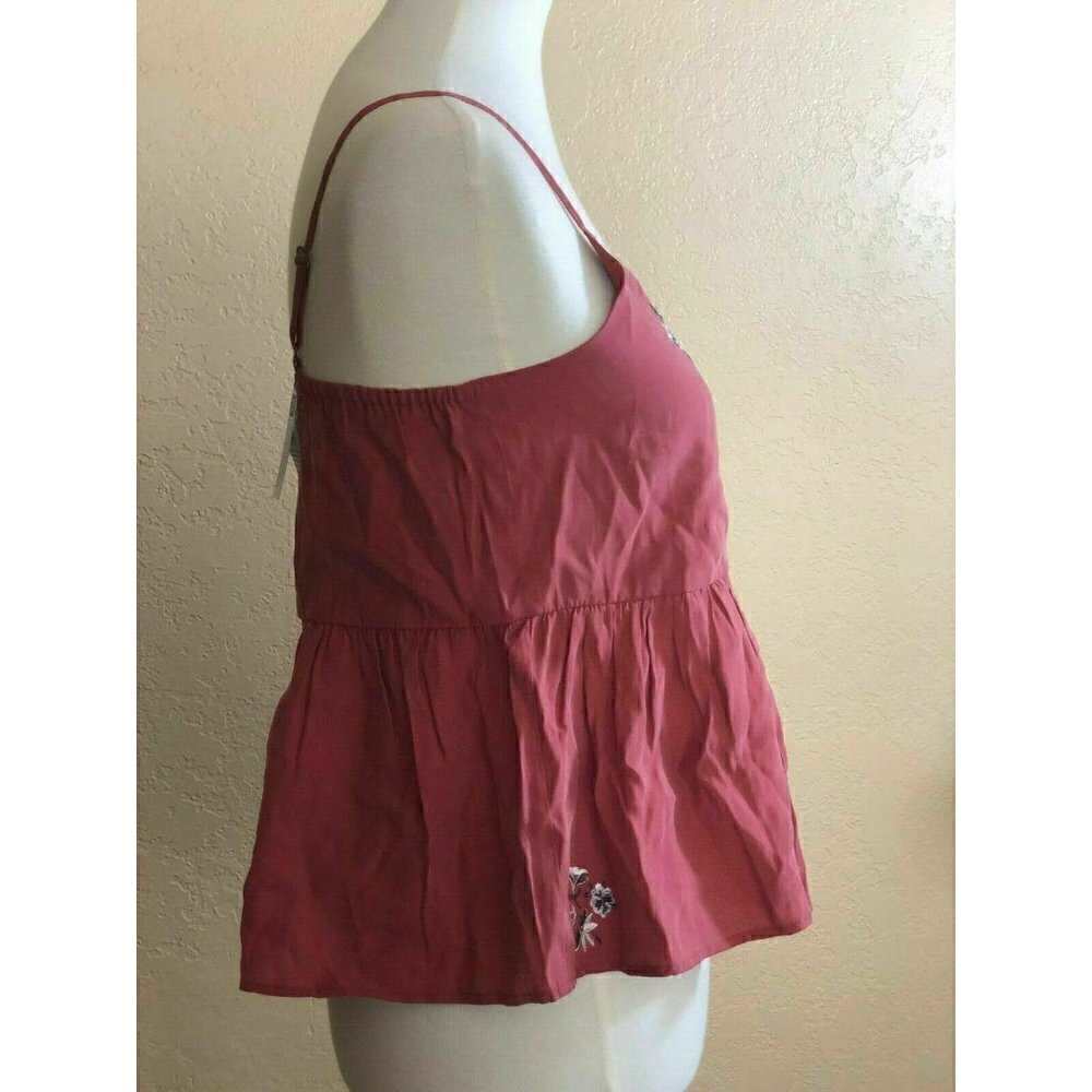 Treasure & Bond Embroidered Peplum Tank Top XL - Picture 5 of 6